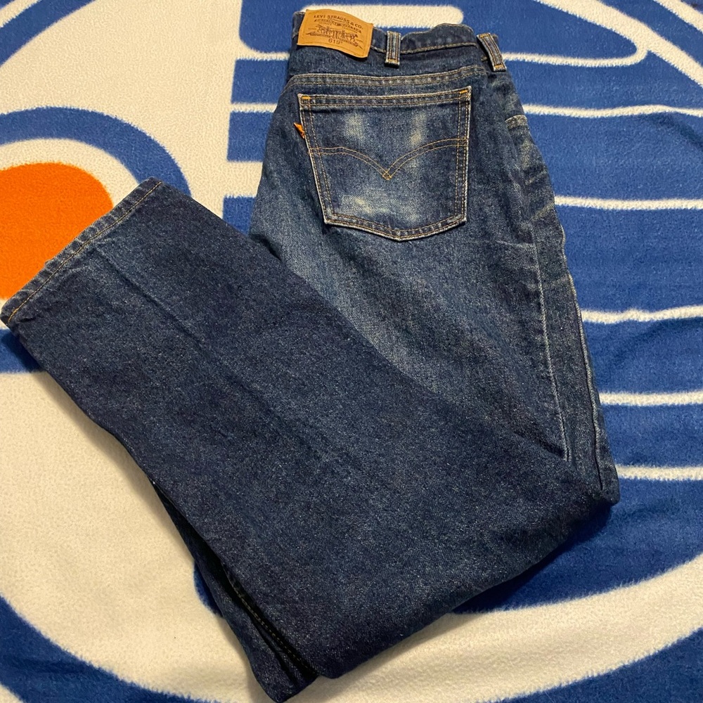 Levi's Dark Blue Straight Jeans